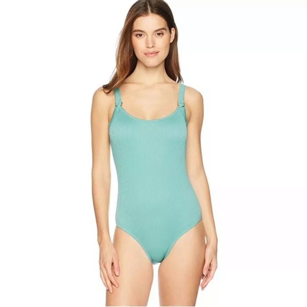 NWOT Mae Ribbed D-Ring One Piece